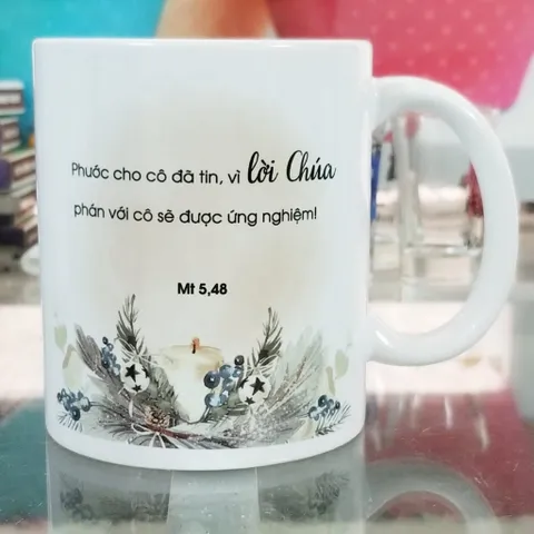 Ly sứ cốc sứ quà tặng Giáng Sinh - Noel, quà tặng Công Giáo
