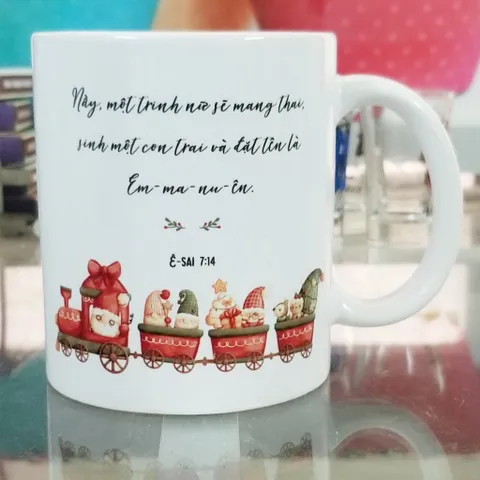Ly sứ cốc sứ quà tặng Giáng Sinh - Noel, quà tặng Công Giáo