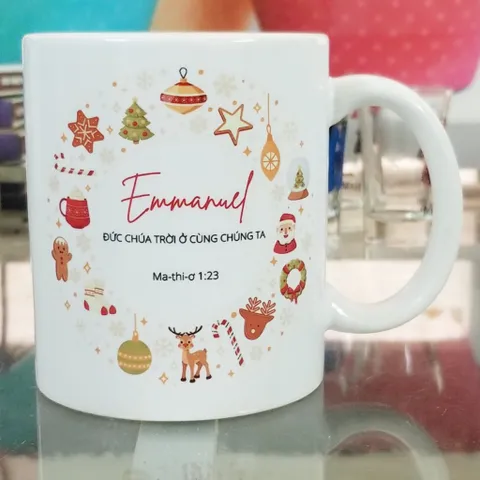 Ly sứ cốc sứ quà tặng Giáng Sinh - Noel, quà tặng Công Giáo