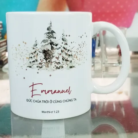 Ly sứ cốc sứ quà tặng Giáng Sinh - Noel, quà tặng Công Giáo