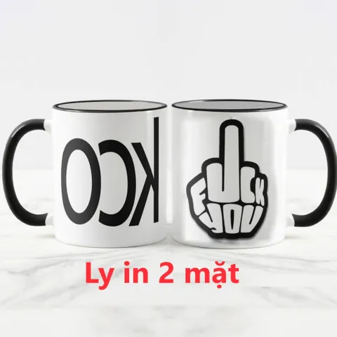 Ly sứ cốc sứ in hình hài hước vui nhộn troll trêu chọc bạn bè