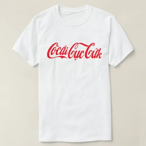 Áo thun in logo Coca-Cola biến tấu hài hước vui nhộn quà tặng áo phông độc lạ