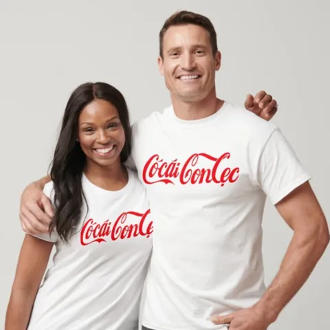 Áo thun in logo Coca-Cola biến tấu hài hước vui nhộn quà tặng áo phông độc lạ