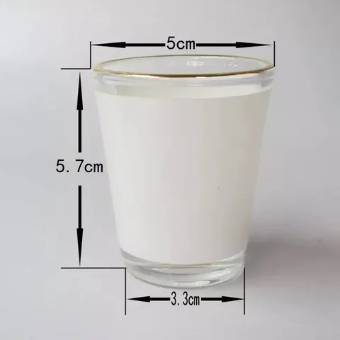 Quà tặng lưu niệm Giáng Sinh-Noel ly uống rượu thủy tinh 50ml (1cái)