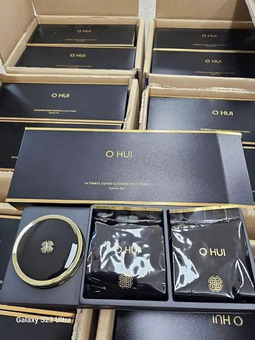 Set phấn nước chống nắng Ohui Ultimate Cover Mesh Cushion SPF50 PA+++ - 1 hộp chính + 2 lõi phụ - Che phủ hoàn hảo, dưỡng trắng da 855690