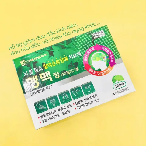 Viên Uống Hỗ Trợ Não Bộ Hengmec Hàn Quốc 855697