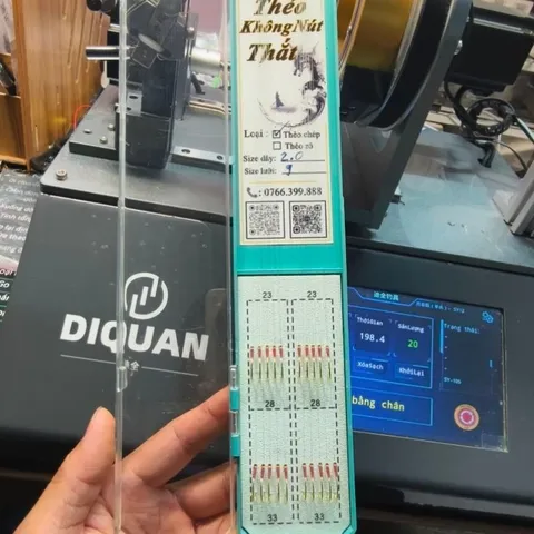 10 Cặp Thẻo Buộc Sẵn Không Nút Thắt sezi 36cm lưỡi số 9 sapham Siêu Chắc Siêu Bền -Chuyên Câu Chép