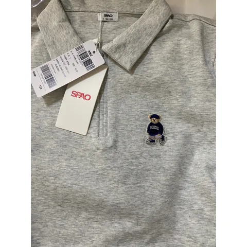 (Chính Hãng) Áo thun polo gấu nữ hãng SPAO newtag