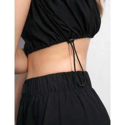 (Sale ) Set bộ áo tanktop,ba lỗ nữ,chân váy dáng dài hãng She In 3158