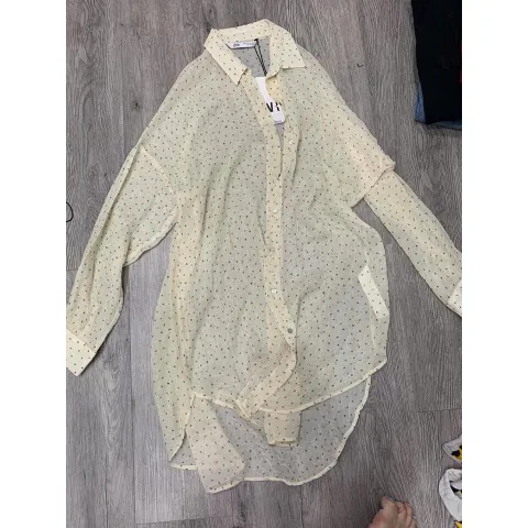 (Chính Hãng) Áo sơ mi Zara auth newtag size XS
