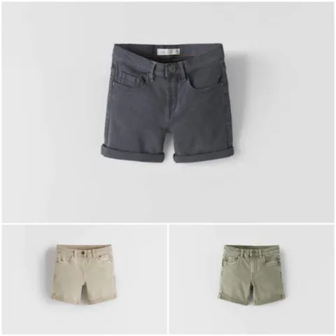 (Auth) Quần short jeans,đùi bò nam Zara kid newtag size 13/14y