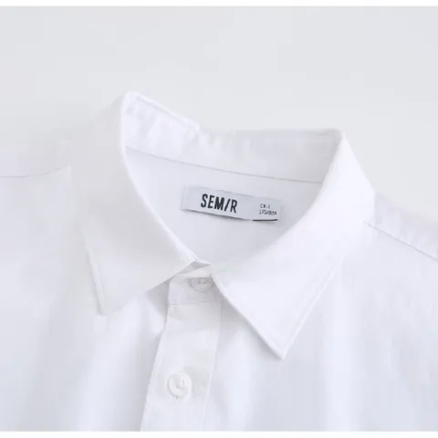 (Chính Hãng) Áo sơ mi nam ngắn tay hãng Semir newtag