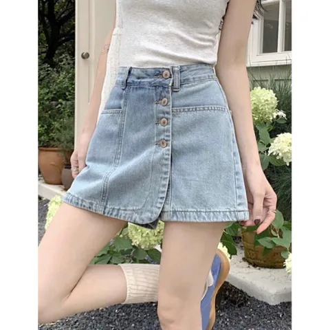 (Sale) Quần bò,jeans giả váy nữ hàng She In