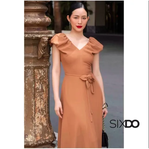 (Chính Hãng) Váy xoè dáng dài nữ hãng Sixdo newtag size S