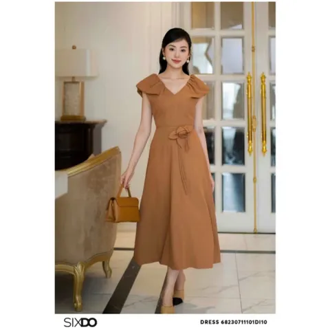 (Chính Hãng) Váy xoè dáng dài nữ hãng Sixdo newtag size S