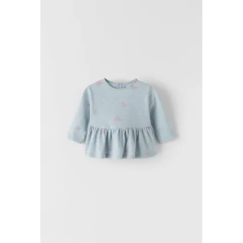 (Auth) Áo kiểu bé gái hãng Zara kid Auth newtag size 6/9m