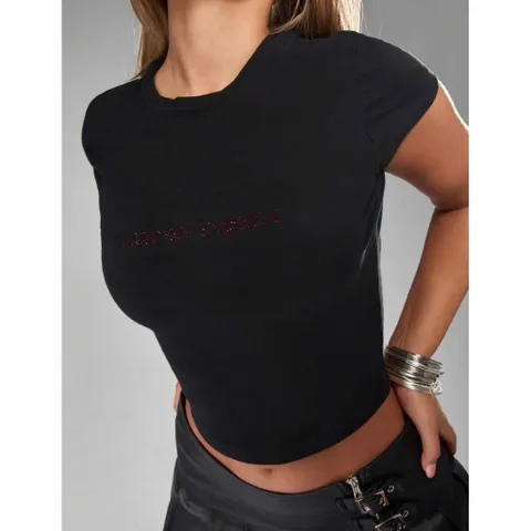 (Auth) Áo thun croptop nữ Missguided Uk Newtag