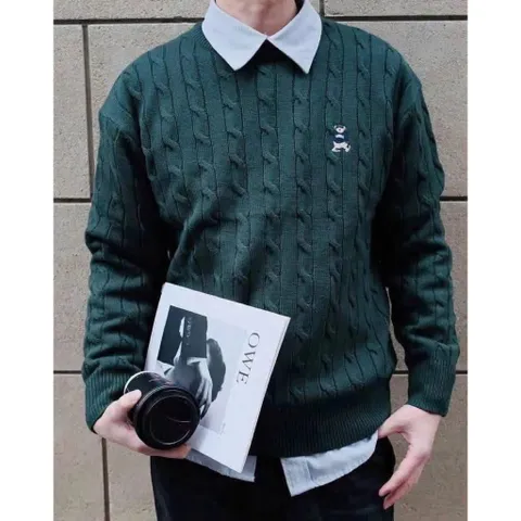 (Chính Hãng) Áo len thừng gấu nam hãng SPAO Newtag