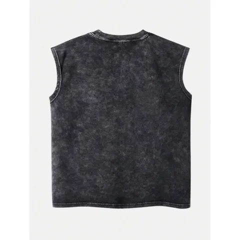 (Sale) Áo thun wash tanktop,ba lỗ nam