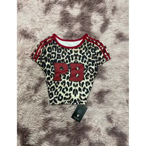 (Chính Hãng) Áo thun croptop nữ hãng Missguided x Playboy Auth Newtag