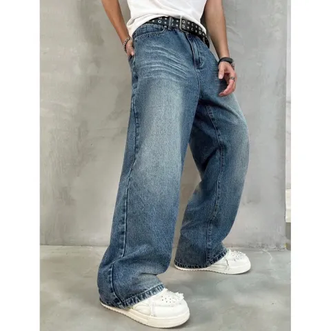 (Sale) Quần bò,jeans nam ống suông QC