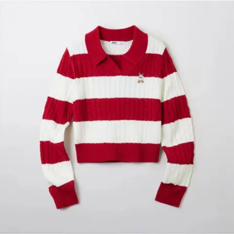 (Chính Hãng) Áo polo len gấu nữ hãng SPAO newtag