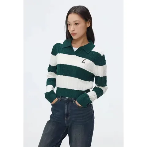 (Chính Hãng) Áo polo len gấu nữ hãng SPAO newtag