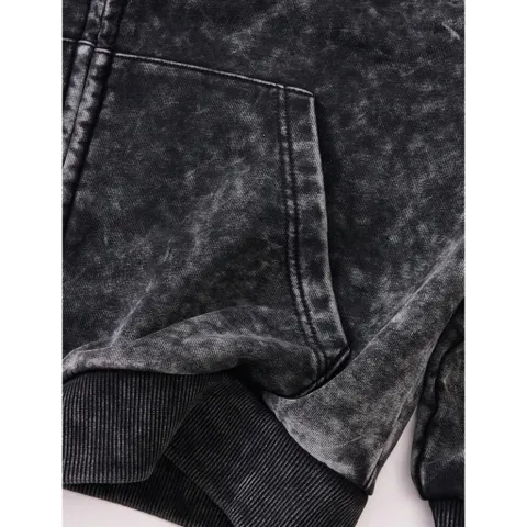 (Sale) Áo khoác nỉ wash unisex thể thao