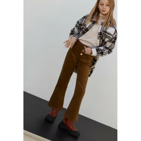 (Chính Hãng) Quần nhung ống loe bé gái hãng Zara Auth Newtag