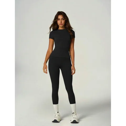 (Chính Hãng) Set bộ áo thun nữ,quần legging tập yoga,gym,tập thể thao hãng UONNOU