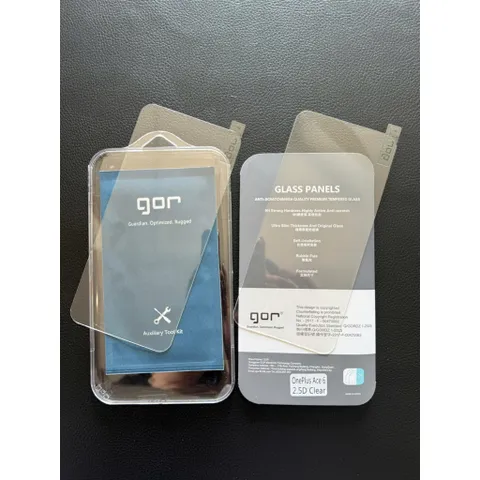 Bộ 2 kính cường lực GOR Oneplus ACE 6 trong suốt, siêu mượt