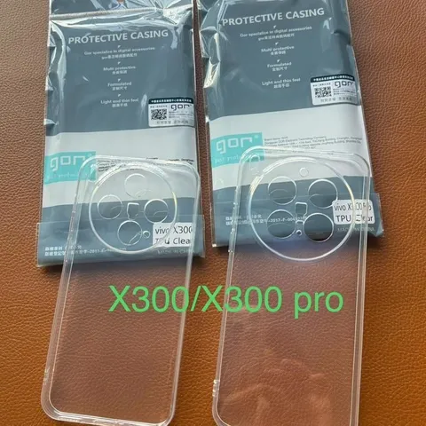 Ốp lưng dẻo GOR Vivo X300 , X300 Pro trong suốt, bảo vệ Camera