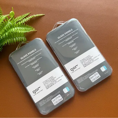 Bộ 2 kính cường lực GOR Xiaomi 18 Pro , Xiaomi 18 Pro Max trong suốt, siêu mượt Hãng GOR
