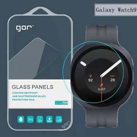 Bộ 3 kính cường lực GOR Samsung Galaxy Watch 9 40/44 mm trong suốt, siêu mượt Hãng GOR