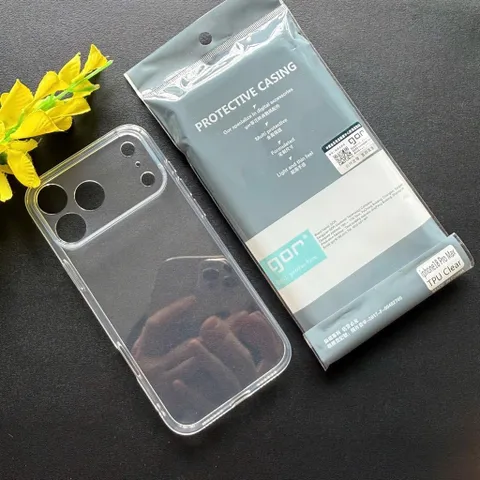 Ốp lưng dẻo GOR iPhone 18 Pro Max , iPhone 18 Pro trong suốt, bảo vệ Camera