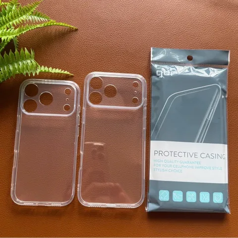 Ốp lưng dẻo GOR iPhone 18 Pro Max , iPhone 18 Pro trong suốt, bảo vệ Camera