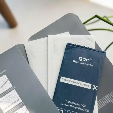 ￼Bộ 2 kính cường lực GOR Honor 600 , Honor 600 Pro trong suốt, siêu mượt Hãng GOR