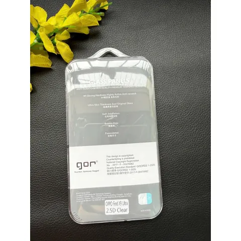 Bộ 2 Kính cường lực GOR Oppo Find X9 Ultra, phủ nano siêu mượt ,trong suốt Hãng GOR