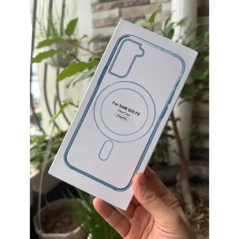 Ốp lưng Samsung Galaxy S25 FE nam châm HỖ TRỢ SẠC Không Dây trong suốt