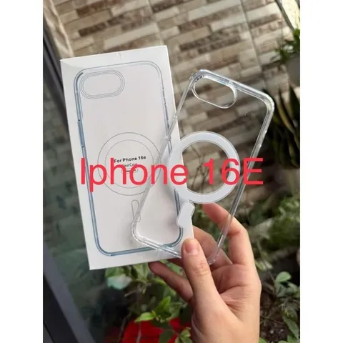 Ốp lưng iPhone 16E Nam Châm HỖ TRỢ SẠC Không Dây trong suốt
