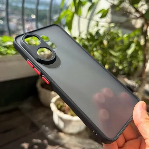 Ốp lưng Vivo S30 , S30 Pro Mini nhám viền màu,chống bám vân tay ( màu Đen)