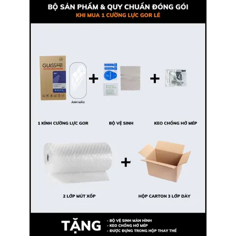 Bộ 2 kính cường lực GOR Honor Magic V6 trong suốt, siêu mượt Hãng GOR