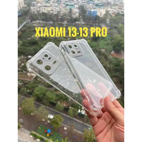 Ốp lưng silicon Gor cho điện thoại Xiaomi Mi 13/ 13 Pro siêu mỏng, có gờ bảo vệ camera