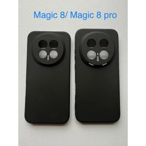 Ốp lưng dẻo Honor Magic 8, Magic 8 pro ( màu đen ) khoét mắt bảo vệ camera