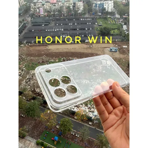 Ốp lưng dẻo Honor Win trong suốt, bảo vệ Camera