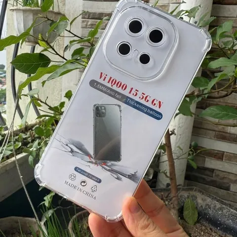 Ốp lưng Vivo iQOO 15 dẻo chống sốc 4 góc, trong Suốt Bảo Vệ Camera