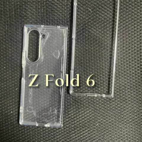 ốp lưng SS Galaxy Z Fold 6 , Z Fold 7 lưng cứng viền mềm, trong suốt
