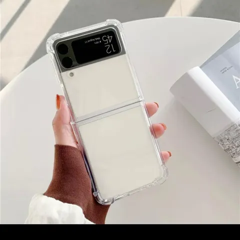 Ốp lưng SS Galaxy Z Flip 5 dẻo trong suốt chống sốc 4 góc