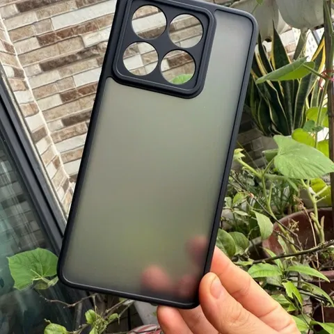 Ốp lưng nhám Xiaomi 14T / 14 pro dẻo, lưng cứng (đen)