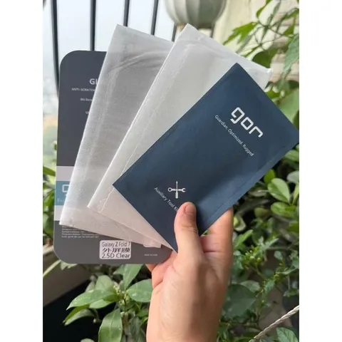 Bộ 2 Kính cường lực GOR Samsung Galaxy Z Fold 7 trong suốt, siêu mượt